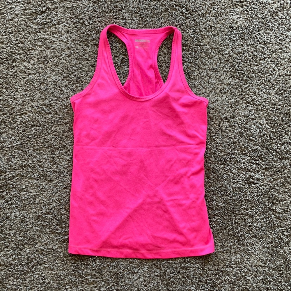 Pink fitness tank